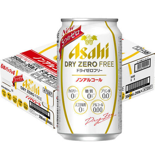 【市内限定配送】アサヒ　ノンアルコール　ドライゼロフリー　350ml缶